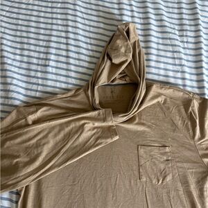 Free Fly Apparel Tan Long Sleeve Shirt